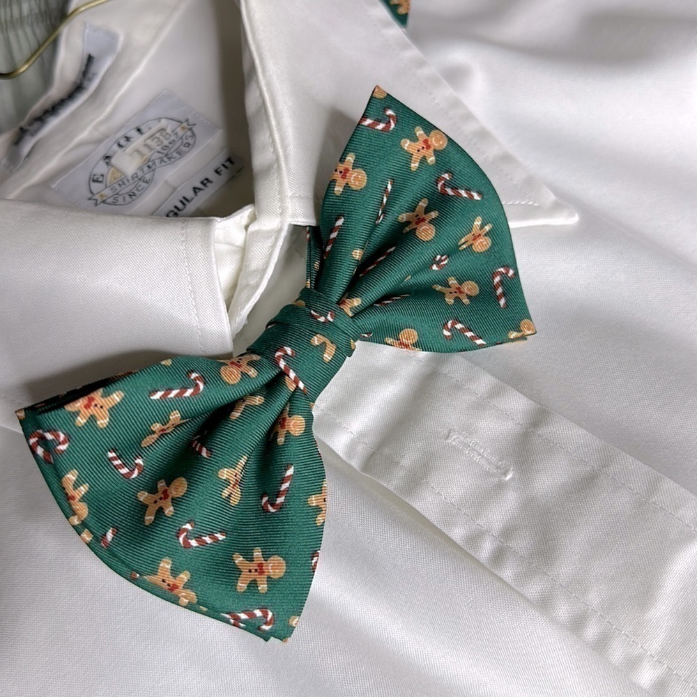 Gingerbread Man Adjustable Bow tie